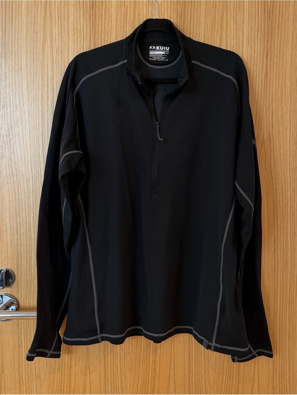 KUIU Peloton 97 Fleece Zip Hunting Shirt Black Men’s XXL
